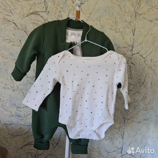 Комбинезон из футера с начесом 62