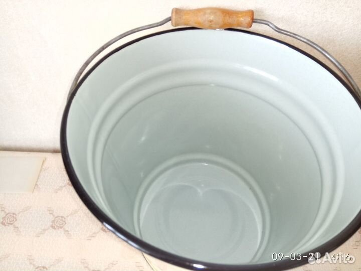 Ведро эмалированное