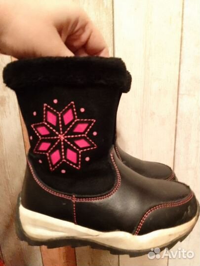 Сапожки демисезонные для девочки 25