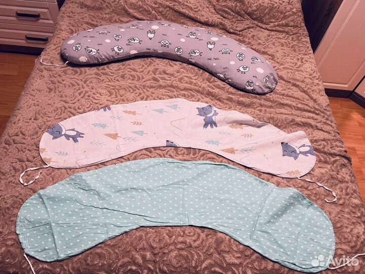 Подушка для беременных U-образная amarobaby 170х25