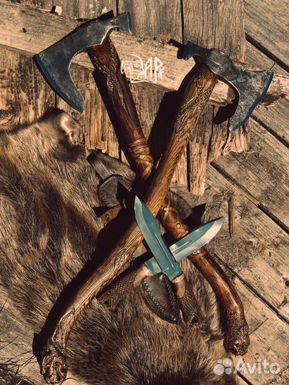 Топор ручной работы Драко
