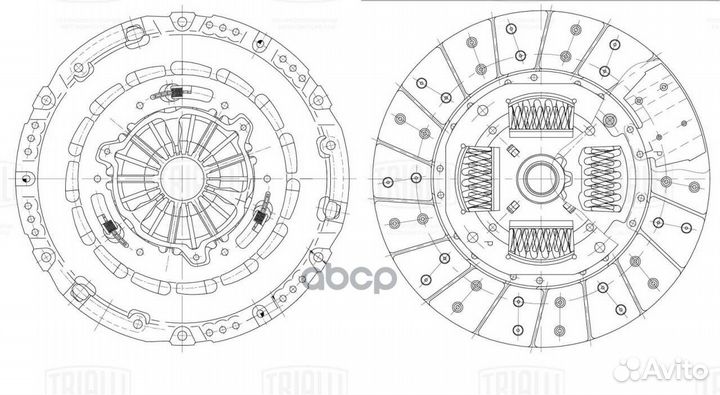Сцепление в сборе для а/м Ford Transit