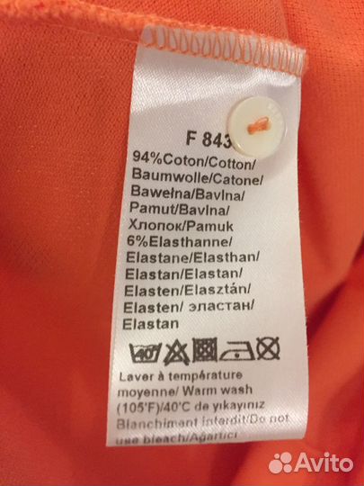 Платье поло женское Lacoste оригинал