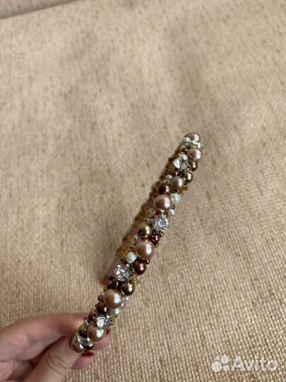 Ободок из бусин