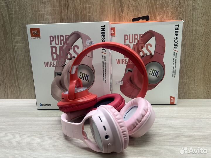 Беспроводные наушники JBL 800 накладные игровыe