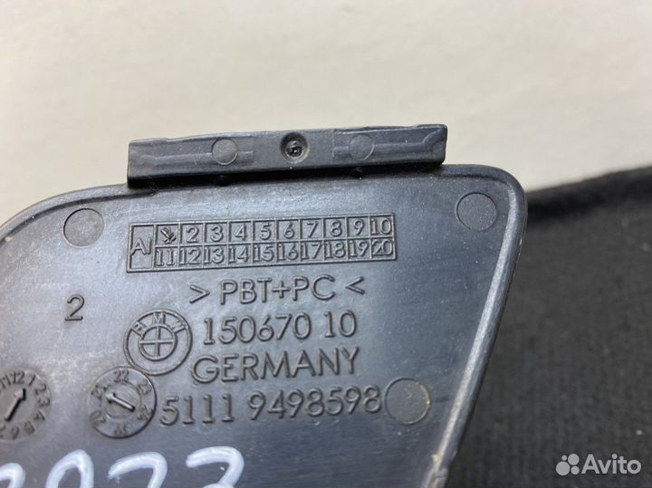 Заглушка переднего бампера Bmw 5 G30 2020+ LCI