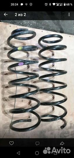 Пружины задние Авео Шевроле 250 двигатель 1.2