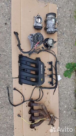 Запчасти на двигатель рено