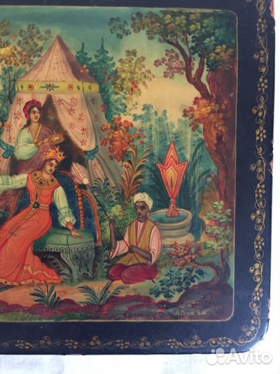 Шкатулка “ Руслан и Людмила ” Мстера Оригинал