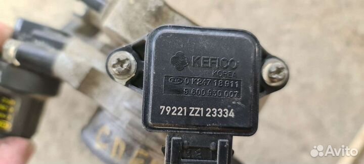 Дроссельная заслонка киа спектра kia spektra