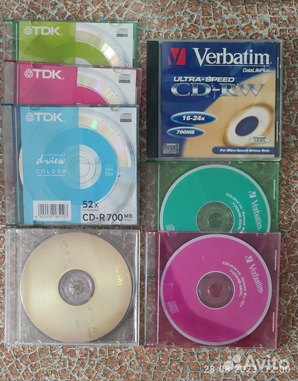 DVD и CD диски чистые