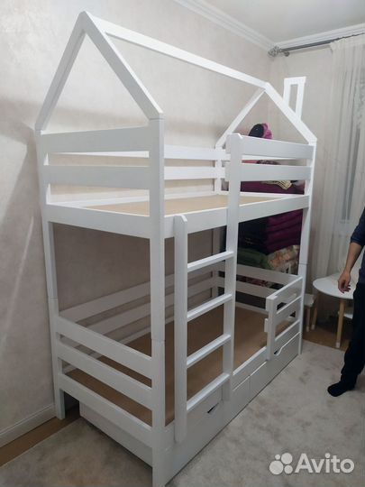 Двухъярусная кровать выдвижная
