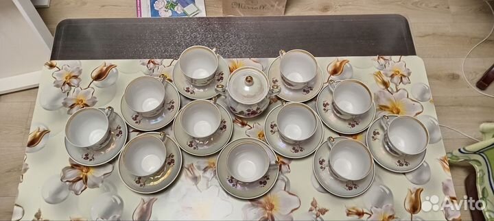 Чайный сервиз керамический