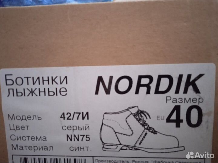 Лыжные ботинки