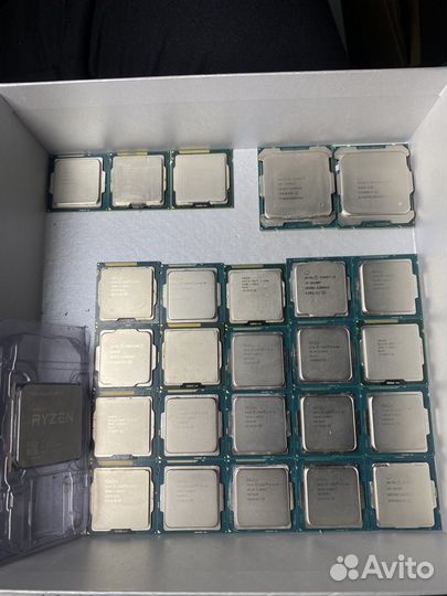 Сотни процессоров i3 i5 i7 Ryzen, pentium