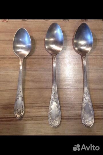 Ложки мельхиор. Кольчугино. СССР