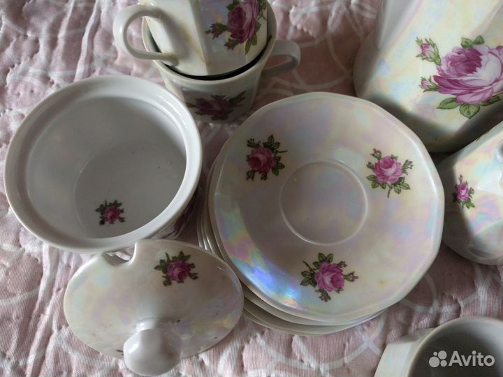 Сервиз кофейный. Тарелки. гдр