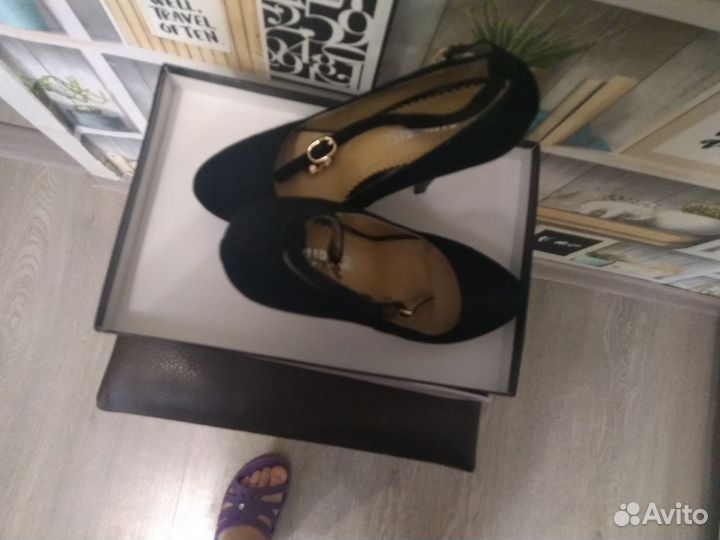 Туфли замшевые, размер 33