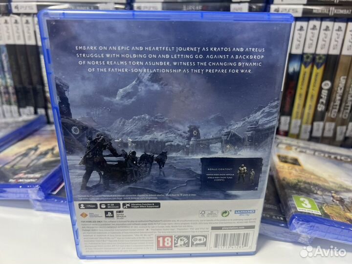 Диск PS5 / God of War Ragnarok / русские субтитры