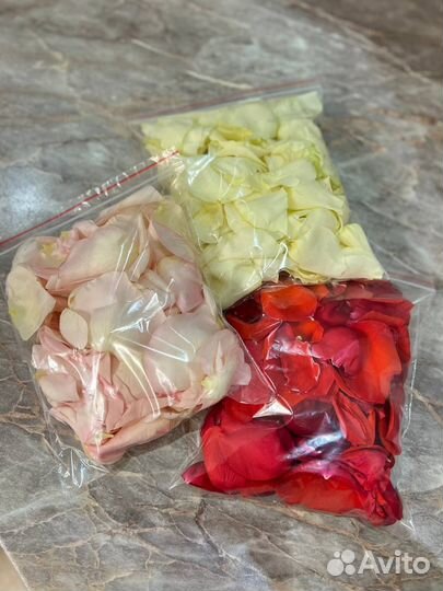 Лепестки роз