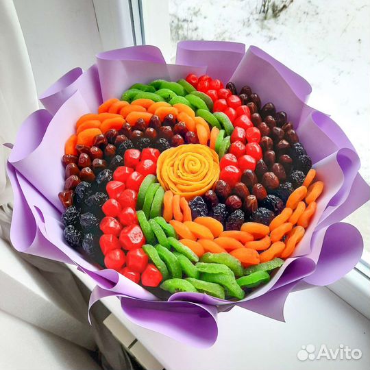 Съедобные букеты из сухофруктов