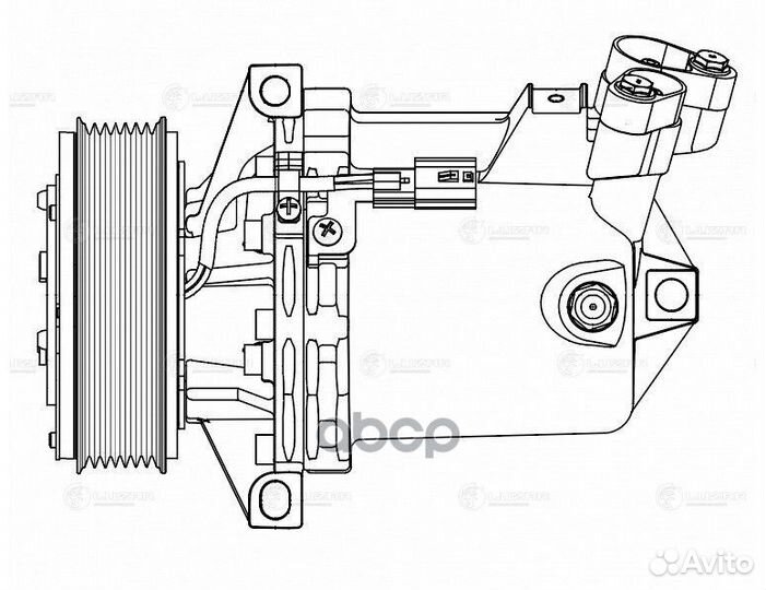 Компрессор кондиционера renault duster