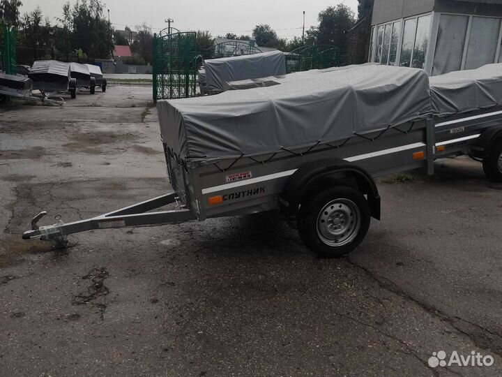 Прицеп Спутник Zn 1912/37 низкий тент