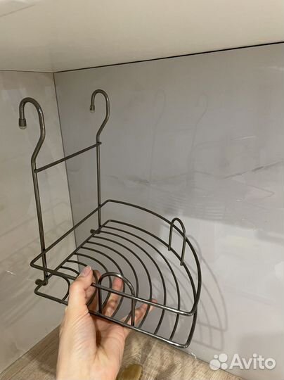 Полка Lemax угловая малая античная бронза