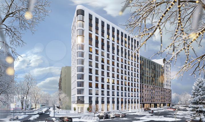 2-к. квартира, 58,6 м², 7/12 эт.