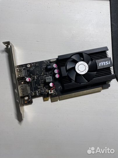 Видеокарта msi 1030 2gd4 lp oc