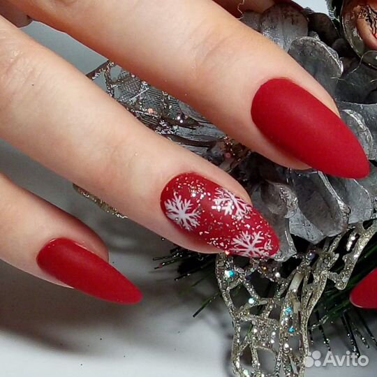 Маникюр гель лак Наращивание ногтей