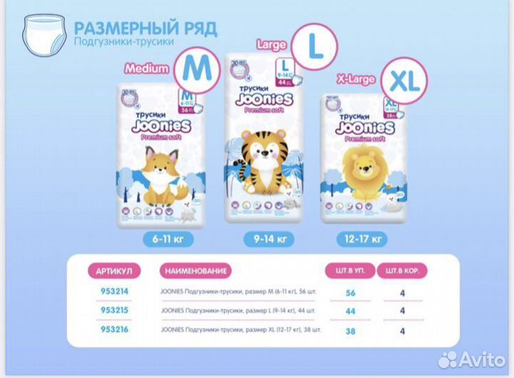 Трусики подгузники Джунис, Мануоки, Йокосан