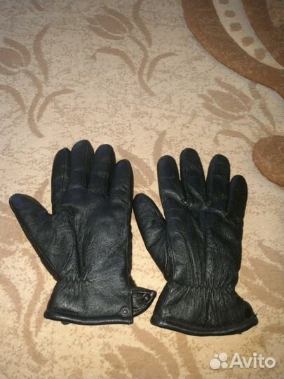 Перчатки кожа