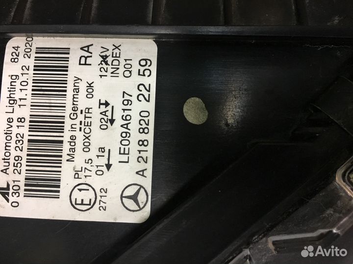 Мерседес W 218 Фара правая А2188202259