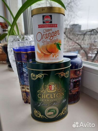 Баночки жестяные коллекционные