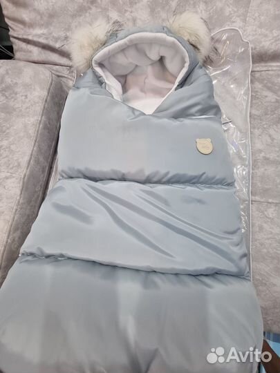 Зимний конверт в коляску