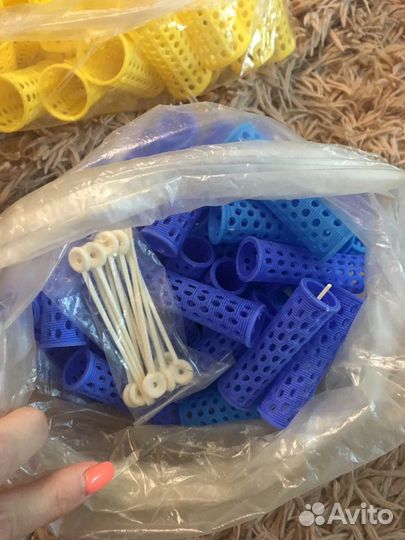 Бигуди пластмассовые