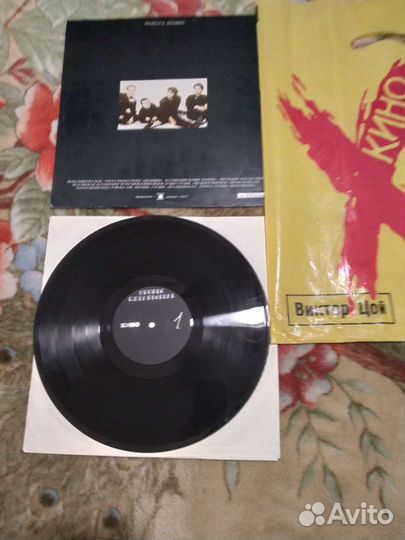 Кино черный альбом+плакат+пакет