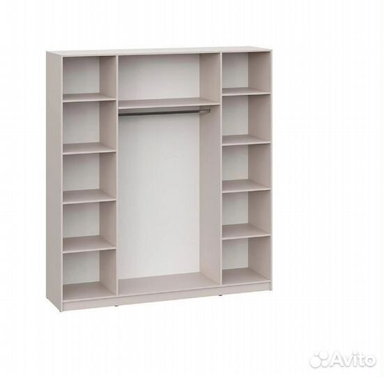 Шкаф 4-х створчатый Берген 2.0 м с зеркалами кашем