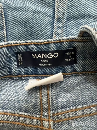 Джинсовый сарафан mango на девочку