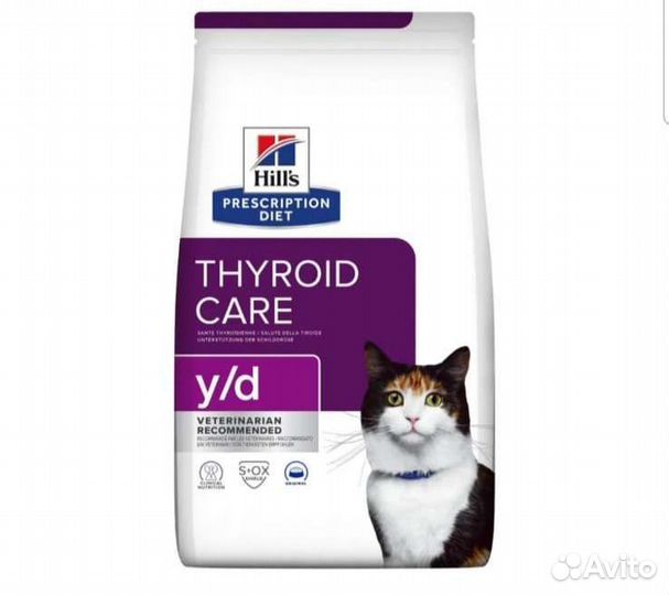 Корм hills thyroid Care y/d 1.5 кг
