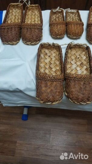 Сувенирные лапти из лыка и вяза. Самые красивые