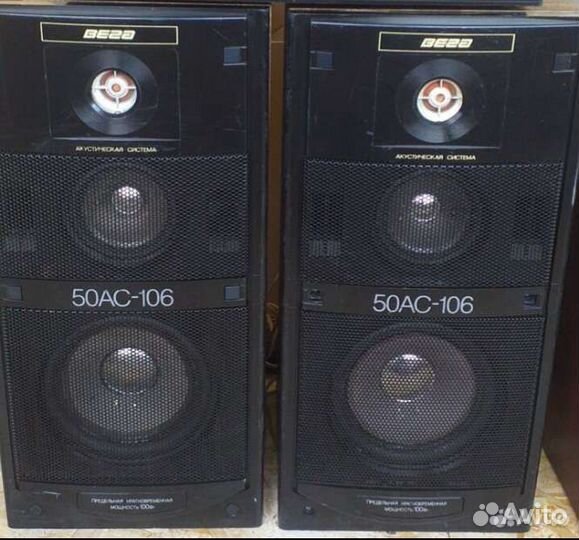 Вега 106 колонки