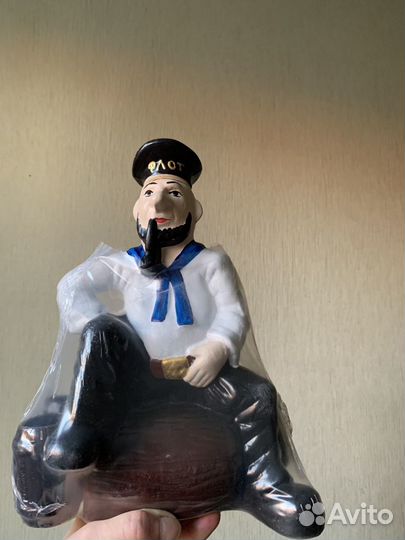 Моряк. Штоф керамический. Графин для напитков