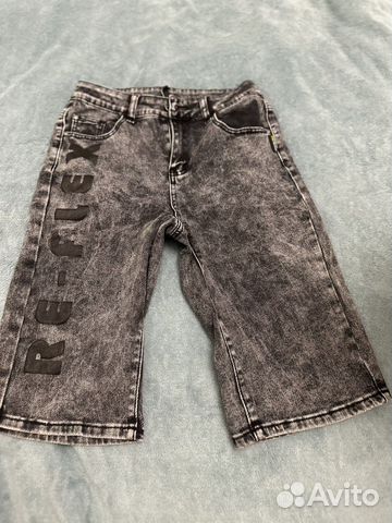 Джинсовые шорты на мальчика 152
