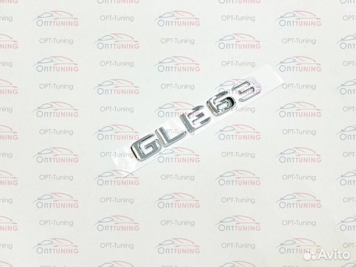 Шильдик GLE63 хромированный