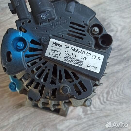 Генератор Valeo Peugeot 308 EP6 120 150 ампер