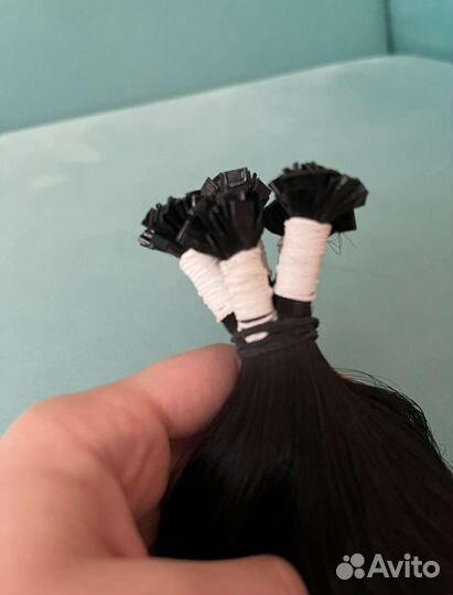 Натуральные волосы для наращивания 45 см