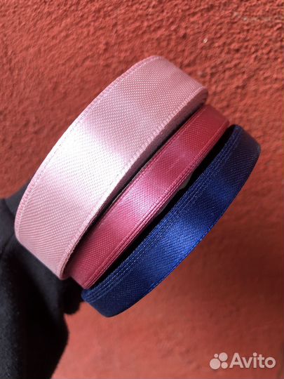 Ленты атласные набор из 3шт