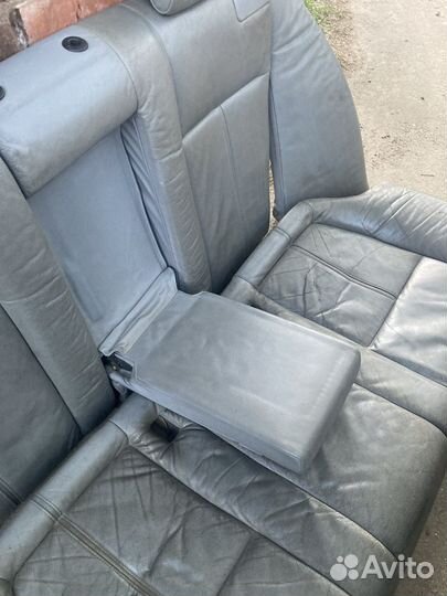 Серый салон bmw e39 кожа под перешив